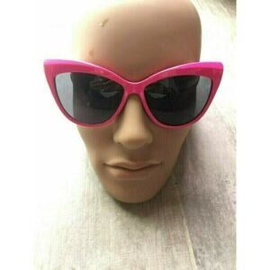 SURGE Sunglasses Beach Summer Oversized Cat Eye Neon Festival Pink Fashion NEW